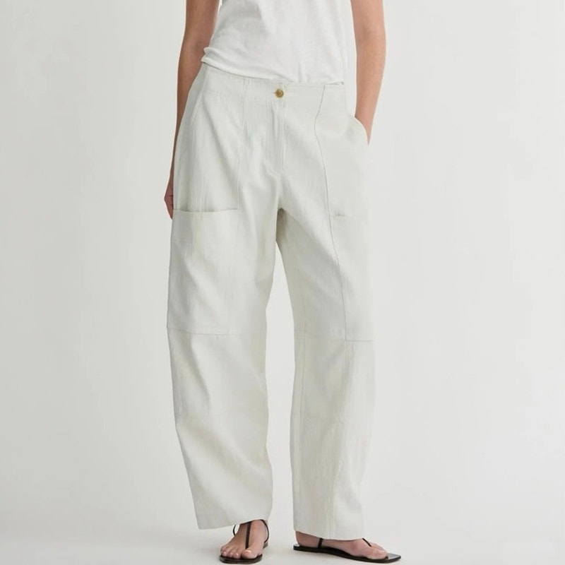 Apiece Apart Juna Mid Rise Relaxed Cargo Pant Size 12